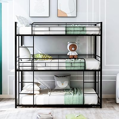 Lit superposé triple dhbm pour enfants avec échelle intégrée lit double en métal. DIAYTAR COTE D'IVOIRE, leader du commerce en ligne en Côte d'Ivoire, propose une large sélection de produits avec plus de 300 000 références. Vous pouvez y trouver tout ce dont vous avez besoin, des produits alimentaires aux accessoires de mode, en passant par les équipements électroménagers. La boutique en ligne DIAYTAR COTE D'IVOIRE met tout en œuvre pour offrir une expérience d'achat en ligne sécurisée et pratique.