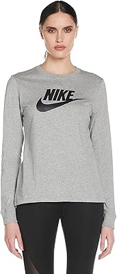 T-shirt à manches longues nike basic futura logo pour femme, gris (gris), s. La boutique en ligne DIAYTAR COTE D'IVOIRE propose une large gamme de produits répondant aux besoins quotidiens des consommateurs ivoiriens. De l'électroménager aux produits de soins personnels, en passant par les livres et les jeux, tout y est pour satisfaire les attentes des clients. DIAYTAR COTE D'IVOIRE est donc la boutique en ligne incontournable pour tous les habitants de Côte d'Ivoire.