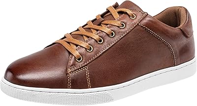 Baskets en cuir de mode pour hommes, chaussures oxford décontractées rétro pour hommes