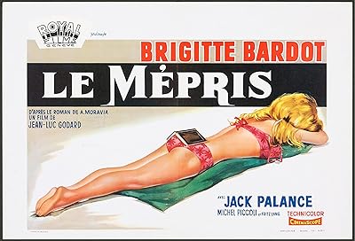 Tallenge - mépris (le mépris) - jean-luc godard - affiche de cinéma nouvelle