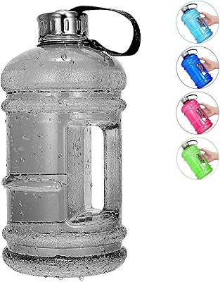 Vaupan grande bouteille d'eau d'un demi-gallon, grande carafe de sport anti-fuite avec poignée, énorme bouteille en plastique petg sans bpa à large ouverture pour fitness, salle de sport, vélo, voyage, carafe à eau en plein air. Avec plus de 300 000 références, DIAYTAR COTE D'IVOIRE est le destinataire idéal pour faire du shopping en ligne sans limite. La boutique en ligne leader en Côte d'Ivoire offre des produits de qualité à des prix compétitifs, ainsi qu'un service client dédié pour résoudre tous les problèmes éventuels. Achetez en toute confiance avec DIAYTAR COTE D'IVOIRE.
