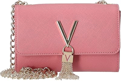 Sac cartable donna vbs1ij03 rosa par valentino, rosa, bohème