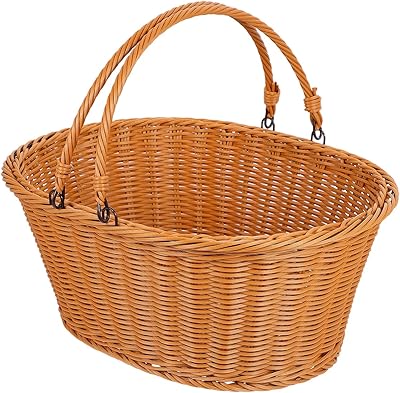 Panier de pique-nique ovale en rotin capelock avec poignée pique-nique camping vacances panier de fleurs décoratif style rustique marron. La boutique en ligne DIAYTAR COTE D'IVOIRE offre une expérience d'achat unique avec plus de 300 000 produits disponibles. Elle propose des services de paiement sécurisés et des options de livraison flexibles pour répondre aux besoins de ses clients. C'est la destination idéale pour ceux qui cherchent à acheter des produits en ligne de manière pratique et sécurisée.