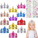 Bigthree 12 pièces couronnes de princesse en mousse ensemble de 22 et 10
