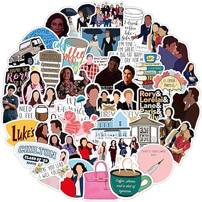 Gilmore girls 50 pièces d'autocollants imperméables en vinyle pour ordinateur portable, skateboard, pare-chocs, voitures et ordinateurs, décorations cool pour adolescents et adultes. DIAYTAR COTE D'IVOIRE est une boutique en ligne généraliste qui propose plus de 300 000 références de produits. Elle est considérée comme l'une des boutiques en ligne les plus populaires de Côte d'Ivoire. Elle offre une grande variété de produits à des prix compétitifs.