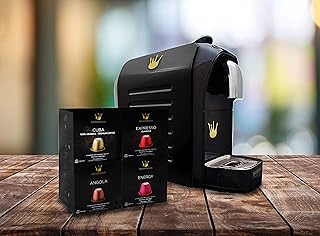 Cafetière expresso suisse, machine à café expresso compatible nespresso avec 40 capsules expresso