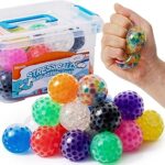 Ensemble de mini balles anti-stress pour enfants et adultes, balles squishy fidget remplies