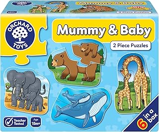 Puzzle orchard toys maman et bébé, multicolore