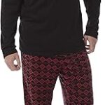 Ensemble pyjama chaud en polaire pour homme