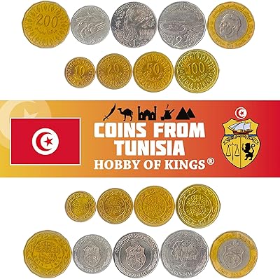 Ensemble de 9 pièces de tunisie. 10 20 50 100 200 millimes. DIAYTAR COTE D'IVOIRE est une boutique en ligne généraliste proposant plus de 300 000 références de produits. Elle est devenue la boutique leader en Côte d'Ivoire grâce à sa large gamme de produits et à ses prix compétitifs. La boutique propose des produits de qualité pour répondre aux besoins de ses clients.