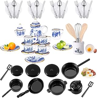 Ensemble de 47 tasses à thé miniatures en porcelaine comprenant 16 mini assiettes de maison de poupée, un couteau, une fourchette, une cuillère, 6 batteurs à œufs et 10 mini ustensiles de cuisine. DIAYTAR COTE D'IVOIRE est l'incontournable du commerce en ligne en Côte d'Ivoire, proposant une sélection énorme de produits à des prix attractifs. Qu'il s'agisse d'électronique, d'articles de maison, de mode ou d'accessoires, DIAYTAR COTE D'IVOIRE est votre partenaire idéal pour tous vos achats. Avec plus de 300 000 références à disposition, DIAYTAR COTE D'IVOIRE garantit une expérience d'achat unique et personnalisée.