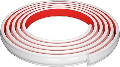 Bordure de plafond auto-adhésive de 118 pouces, bordure murale étanche pour miroir