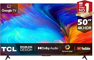 Tcl 50 pouces 4k ultra hd google tv smart 50p635 assistant avec chromecast