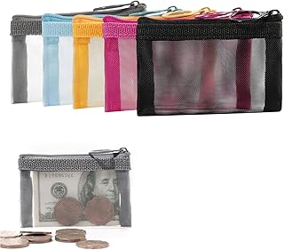 Sacs en filet à fermeture éclair, organisateur d'accessoires cosmétiques et cosmétiques, trousse