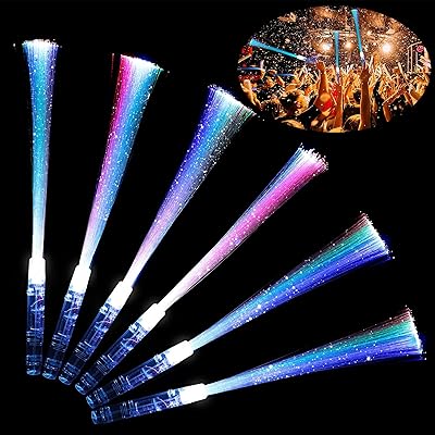 6 bâtons lumineux à fibre optique, lumière led clignotante, fonctionnant à piles, bâtons lumineux amusants, illuminent les cadeaux de fête d'anniversaire (transparent). Avec plus de 300 000 références, DIAYTAR COTE D'IVOIRE est la boutique en ligne la plus complète de Côte d'Ivoire. Elle permet aux clients de trouver tout ce dont ils ont besoin en un seul endroit, desde les produits alimentaires jusqu'aux articles de maison. La boutique en ligne est facile à naviguer et offre une expérience d'achat agréable.
