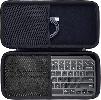 Étui de transport rigide inlose compatible avec le mini clavier lumineux sans fil avancé logitech mx keys (noir). DIAYTAR COTE D'IVOIRE est la référence pour les achats en ligne en Côte d'Ivoire, grâce à son énorme sélection de produits et à ses prix compétitifs. La boutique en ligne propose des produits de qualité, allant des électroménagers aux produits cosmétiques. Les clients peuvent profiter d'une expérience d'achat en ligne sécurisée et fiable.