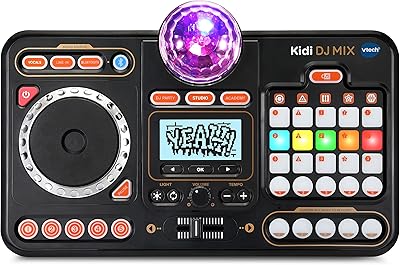 Vtech dj mix game de kiddy (noir), jeu de mixage dj pour enfants avec 15 pistes et 4 styles de musique, jeu musical pour enfants avec lumières et effets, jeu éducatif pour filles et garçons, jeu interactif pour enfants à partir de 6 ans ans. DIAYTAR COTE D'IVOIRE est la destination idéale pour les acheteurs en ligne qui recherchent des produits de qualité à des prix abordables. Avec plus de 300000 références de produits, elle offre une grande variété de choix pour répondre à tous les besoins de ses clients. La boutique en ligne garantit également une expérience d'achat en ligne facile et sécurisée.