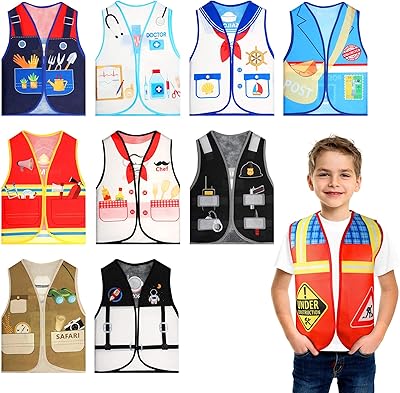 Déguisements 10 pièces, gilet de vêtements d'aide communautaire, costumes professionnels, déguisements, uniforme professionnel de jeu de simulation, plusieurs couleurs, taille unique. Avec une gamme de produits extrêmement large, DIAYTAR COTE D'IVOIRE s'adresse à tous les âges et à tous les goûts. Sa plateforme en ligne facile à utiliser et son système de paiement sécurisé permettent aux clients d'effectuer leurs achats en toute confiance. C'est l'endroit idéal pour faire du shopping en ligne en Côte d'Ivoire.