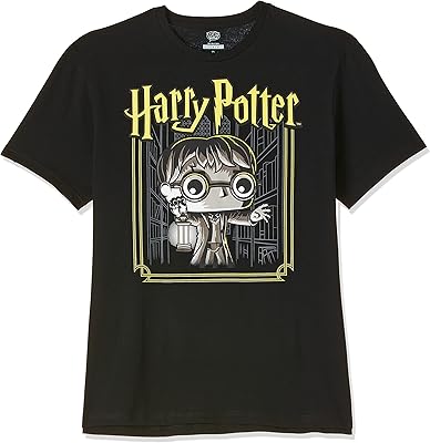 T-shirt funko pop harry potter : bibliothèque harry potter (l) - 59001