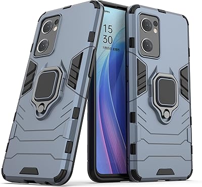 Housse de protection hybride résistante aux chocs avec support pour oppo