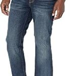 Jean slim amazon essentials pour hommes délavage foncé 32" x 32