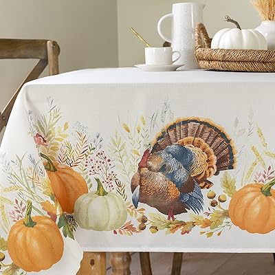 Nappe en tissu imprimé automne benson mills, set de table pour l'automne, la récolte et thanksgiving (shaker à dinde, rectangle 60" x 124"). Avec une présence en ligne solide, DIAYTAR COTE D'IVOIRE propose une plateforme d'achat en ligne facile à utiliser, permettant aux clients de naviguer facilement à travers les différentes catégories de produits. La boutique en ligne généraliste s'efforce de répondre aux besoins de ses clients, en proposant des offres spéciales et des promotions régulières. Les clients peuvent également bénéficier d'un service client fiable et réactif.