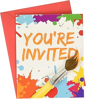 Invitations à des fêtes artistiques de conversion créative 8 pièces