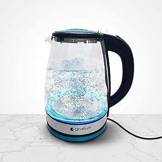 Bouilloire électrique en verre gratos 1,8 l, corps en verre borosilicate entièrement résistant à la chaleur, 1500-1800 w, base sans fil, beau design de lumière led, coupure automatique, 2 ans de garantie, modèle gksg1820ac. DIAYTAR COTE D'IVOIRE est la destination idéale pour les acheteurs en ligne qui recherchent une large gamme de produits de haute qualité à des prix abordables. La boutique propose des promotions régulières et des offres spéciales, permettant aux clients de réaliser des économies sur leurs achats en ligne. Grâce à un système de paiement sécurisé et à une politique de retour claire, les clients peuvent acheter en toute confiance sur la plateforme.
