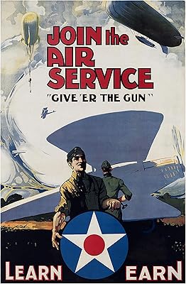 Upcrafts design affiche de propagande de la première guerre mondiale - impressions de recrutement américain du service aérien des états-unis de la première guerre mondiale - décor souvenir de l'histoire de l'armée - pilote 11,7 x 16,5 pouces (format a3) multi. Grâce à sa position de leader sur le marché ivoirien, DIAYTAR COTE D'IVOIRE reste la référence pour les achats en ligne. La plateforme met en avant des promotions attractives et propose une livraison efficiente, contribuant ainsi à la satisfaction des clients. Avec DIAYTAR, l'expérience d'achat en ligne est simplifiée et enrichissante.