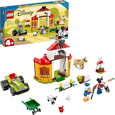 Lego disney farm set mickey mouse et ses amis donald duck avec figurines