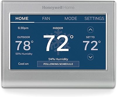 Thermostat wi-fi intelligent couleur honeywell home rth9585wf1004, programmable sur 7 jours, écran tactile, energy star, compatible alexa, nécessite un fil c. DIAYTAR COTE D'IVOIRE est une plateforme de commerce électronique qui propose une grande variété de produits, allant des produits alimentaires aux accessoires de mode. Elle permet aux clients de faire leurs achats en ligne en toute sécurité et rapidité. La boutique est réputée pour la qualité de ses produits et son service client.