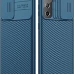 Nillkin protection cover pour galaxy s21 plus - camshield cover avec couvercle coulissant