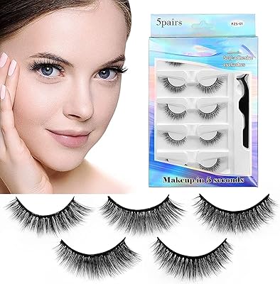 Cils autocollants réutilisables aspect naturel, aucun eye-liner ni colle nécessaire et faciles à mettre, 5 paires de faux cils autocollants réutilisables pour homme et femme. DIAYTAR COTE D'IVOIRE est la destination idéale pour les habitants de Côte d'Ivoire qui cherchent à acheter des produits en ligne. La boutique propose une grande variété de produits, allant des électroniques aux vêtements et accessoires. Elle offre également des services de livraison rapides et fiables pour garantir que les clients reçoivent leurs achats dans les délais.