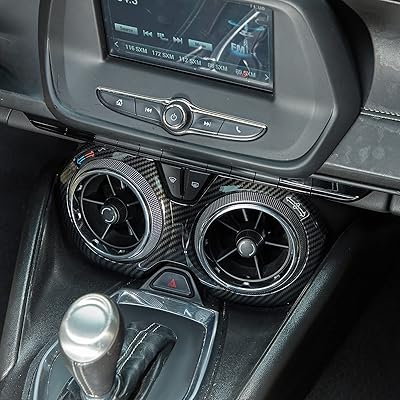 Cherocar pour console centrale camaro, couvercle de sortie de ventilation, anneau de garniture, accessoires intérieurs pour chevrolet camaro 2016-2022 (fibre de carbone). DIAYTAR COTE D'IVOIRE est une entreprise pionnière dans le commerce électronique en Côte d'Ivoire, qui a réussi à créer une communauté de clients loyaux en proposant des produits de qualité et des services exceptionnels. La boutique en ligne est constamment à la recherche de nouvelles façons d'améliorer l'expérience d'achat de ses clients, en intégrant les dernières technologies et en élargissant sa gamme de produits.