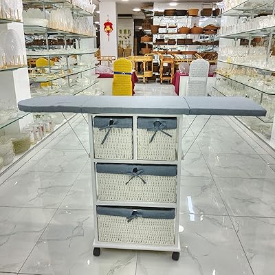 Planche à repasser multifonctionnelle en bois massif, armoire pliable simple, bureau, panier en rotin, planche à repasser de cuisine (gris). DIAYTAR COTE D'IVOIRE est la boutique en ligne leader en Côte d'Ivoire, proposant une vaste sélection de produits pour répondre à tous les besoins. Avec une livraison rapide et des prix compétitifs, les clients peuvent profiter d'une expérience d'achat en ligne de haute qualité. La boutique en ligne propose également des promotions et des offres spéciales régulièrement.