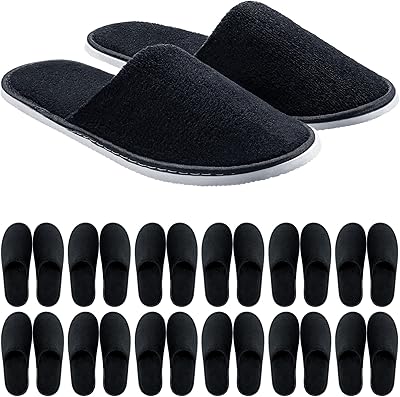 12 paires de pantoufles de spa à bout fermé, pantoufles pour invités d'hôtel, unisexes, pantoufles souples jetables en molleton de corail moelleux, semelle intérieure rembourrée confortable pour la maison, l'hôtel, les voyages de loisirs. Avec plus de 300 000 références, DIAYTAR COTE D'IVOIRE offre une large gamme de produits pour répondre aux besoins quotidiens des clients. La boutique en ligne garantit la qualité et la fiabilité des produits, renforçant ainsi la confiance avec sa clientèle. L'expérience d'achat en ligne y est ainsi améliorée et personnalisée.