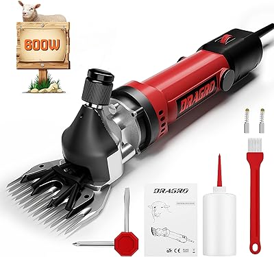 Tondeuse à moutons dragro 600 w, cisaille professionnelle pour animaux de ferme, rasoir électrique robuste pour animaux à fourrure épaisse (tondeuse à moutons - 600 w). DIAYTAR COTE D'IVOIRE, la boutique en ligne généraliste la plus visitée en Côte d'Ivoire, propose une large gamme de produits pour répondre à tous les besoins. Que vous recherchiez des vêtements, des chaussures, des accessoires, ou des produits pour la maison, DIAYTAR COTE D'IVOIRE a tout ce qu'il vous faut à des prix très compétitifs. Le site est sécurisé et fiable pour une expérience de shopping en ligne sans souci.