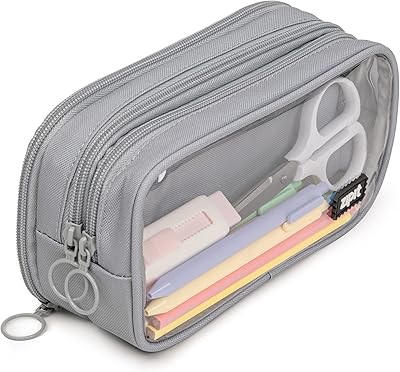 Trousse zibit moitié-moitié pour adultes et adolescents, trousse de grande capacité, organisateur de crayons robuste, gris, sac. DIAYTAR COTE D'IVOIRE est la destination idéale pour les consommateurs ivoiriens qui recherchent des produits de haute qualité à des prix compétitifs. Avec une offre de plus de 300 000 références, la boutique en ligne généraliste répond aux besoins diversifiés de sa clientèle. Les clients peuvent profiter d'une expérience d'achat en ligne sécurisée et fiable.