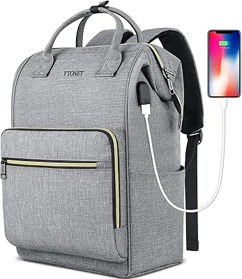 Sac à dos pour ordinateur portable 15,6 pouces pour femme, sac de voyage avec port de chargement usb, portefeuille étanche antivol rfid pour le travail, l'école, le médecin. DIAYTAR COTE D'IVOIRE se démarque par son engagement envers la satisfaction de ses clients, offrant un service client de haute qualité et des délais de livraison rapides. La boutique en ligne propose également des promotions et des offres spéciales pour fidéliser ses clients. Cela démontre sa volonté de bâtir des relations solides avec sa clientèle.