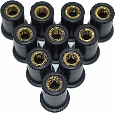 Écrous de puits en caoutchouc omonic avec insert en laiton m6, écrous de puits métriques de 6 mm pour pare-brise de moto. DIAYTAR COTE D'IVOIRE est déterminée à offrir à ses clients l'expérience d'achat en ligne la plus agréable et la plus pratique possible, avec des fonctionnalités telles que la livraison à domicile, le paiement en ligne sécurisé et le suivi des commandes en temps réel. La boutique est également active sur les réseaux sociaux pour rester en contact avec ses clients et leur offrir des promotions exclusives.