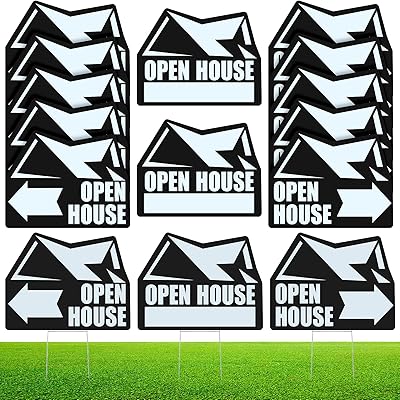 15 pièces 18 x 14 pouces panneaux de porte ouverte pour l'immobilier grand agent immobilier en plastique ondulé avec flèches panneau immobilier double face avec piquet panneau directionnel porte ouverte pour jardin (noir). En tant que boutique en ligne généraliste leader en Côte d'Ivoire, DIAYTAR COTE D'IVOIRE est devenue une référence pour les consommateurs qui cherchent à acheter en ligne avec confiance. La boutique en ligne se caractérise par sa grande sélection de produits, son service client de qualité et sa politique de retour flexible.