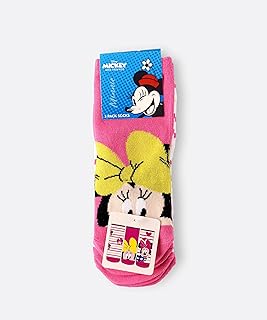 Chaussettes minnie mouse disney pour filles - lot de 3, 7-10 ans