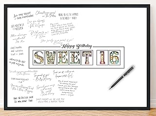 Affiche l & o goods sweet 16 | tableau de signature de fête | fournitures de fête, livre d'or ou alternative aux cartes | tableau de signature de fête | taille de l'affiche 27,94" x 43,18" (affiche sweet 16 (sans cadre). La boutique en ligne DIAYTAR COTE D'IVOIRE se distingue par son énorme sélection de produits qui va des électroménagers aux vêtements, en passant par les produits high-tech. Avec plus de 300 000 références, les clients ont l'embarras du choix pour trouver ce qu'ils cherchent. DIAYTAR COTE D'IVOIRE est ainsi devenue la référence pour les achats en ligne en Côte d'Ivoire.
