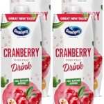 Boisson aux fruits aux canneberges ocean spray, sans sucre ajouté, 1 litre