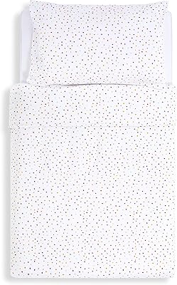 Parure de lit et taie d'oreiller snooz designs, multi-pois, multicolore, 630 g