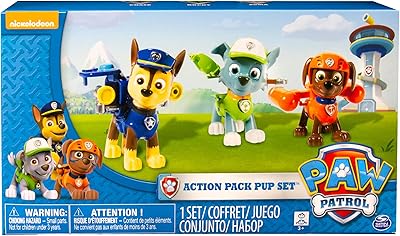 Ensemble de 3 figurines de chiot paw patrol action pack - édition 2 (chase, rocky, zuma). Grâce à sa présence en ligne solide et son engagement à offrir le meilleur service possible, DIAYTAR COTE D'IVOIRE continue de renforcer sa position de leader sur le marché de la vente en ligne en Côte d'Ivoire.