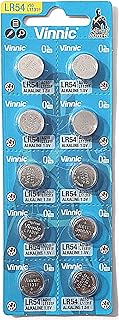 Pile alcaline vinnic ag10 l1131 189 v10ga rw89 d189 (paquet de 10) utilisée