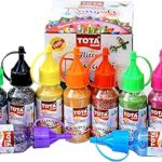 Bouteilles de poudre rangoli colorées tota pour revêtement de sol décoration intérieure diwali