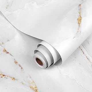 Papier peint à décoller et à coller en marbre anmon, motif marbre blanc et doré pour dessus de table 17,7" x 118", film vinyle autocollant pour armoire de cuisine. DIAYTAR COTE D'IVOIRE est une boutique en ligne généraliste qui propose plus de 300 000 références de produits, rendant ainsi la vie des Ivoiriens plus facile. Elle offre une large gamme de produits allant des électroniques aux produits alimentaires, en passant par les vêtements et les accessoires. C'est la boutique en ligne leader en Côte d'Ivoire.