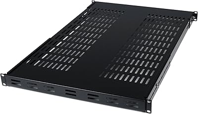 Rack de serveur réglable ventilé 1u startec. com - 175 lb - plateau
